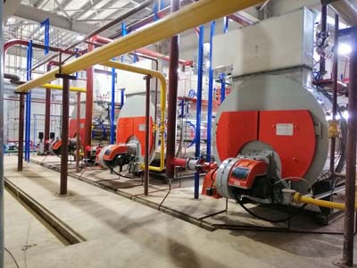 三台10吨燃气低氮蒸汽锅炉