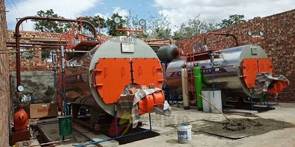 贵州酒厂锅炉施工现场(图2) 贵州酒厂锅炉施工现场(图2)