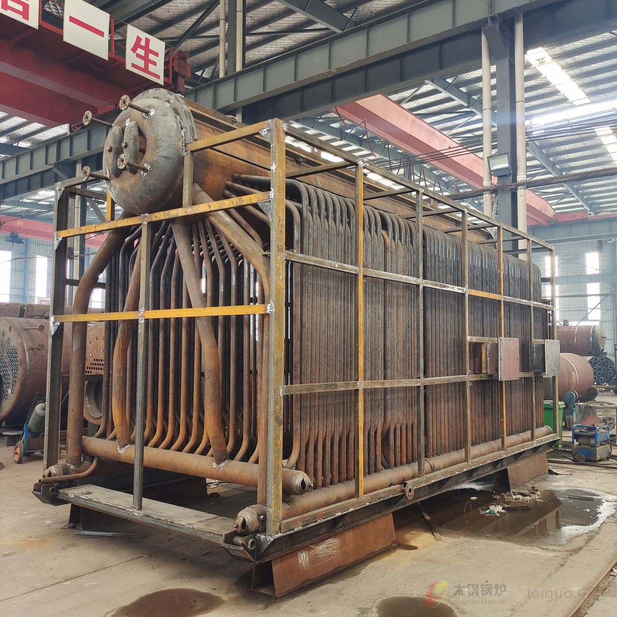 DZH单锅筒纵置式快装活动炉排生物质锅炉(图4) DZH生物质蒸汽锅炉2.jpg